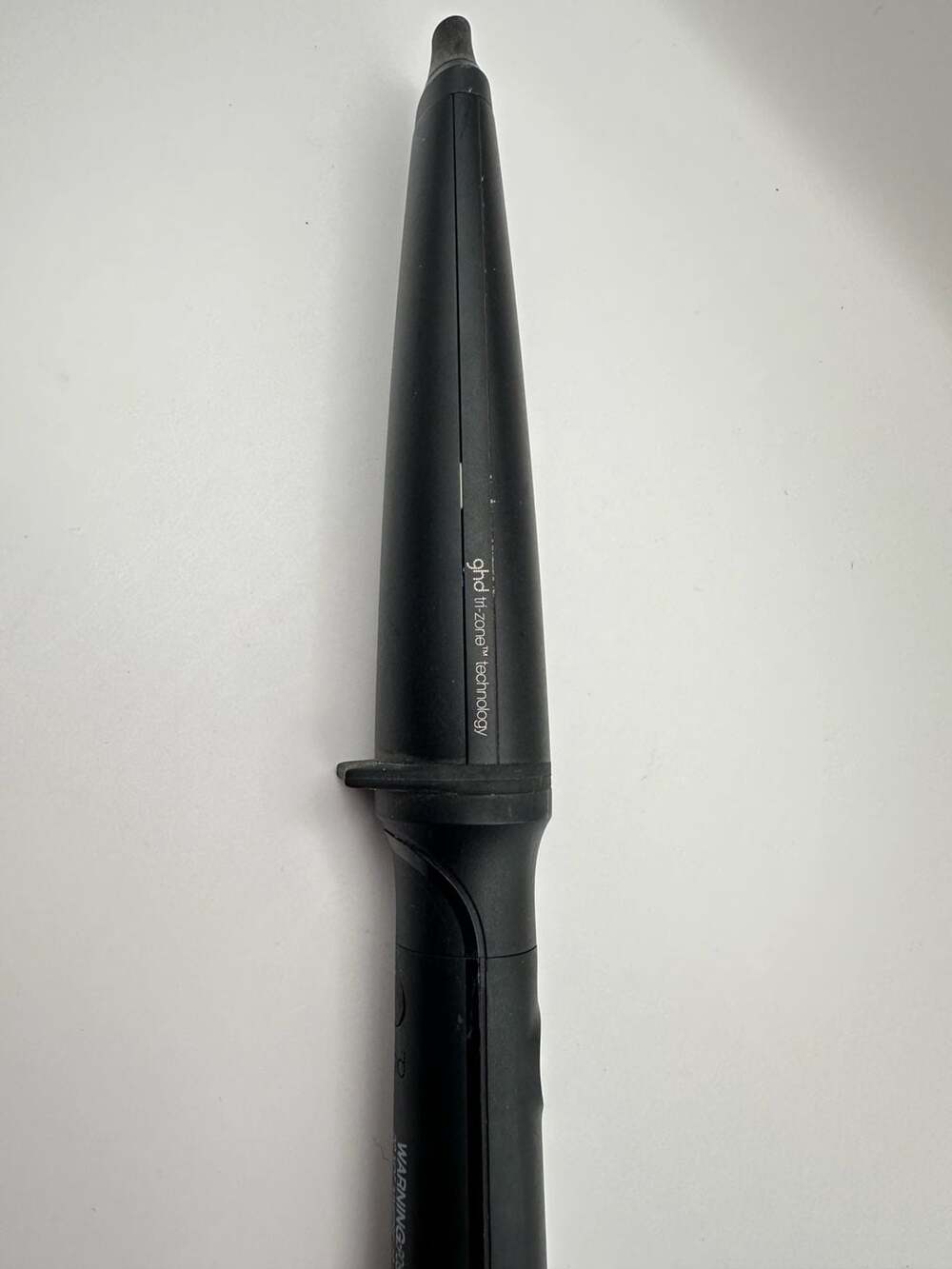 GHD Curve Creative Curl Wand Tapered Curling Iron Tri-Zone Technology Model CTWA